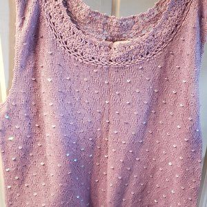 Women's Knitted Sequin Top